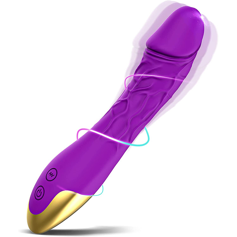 2 värvi Realistic Vibrator Dildos naistele, silikoonist veekindlad