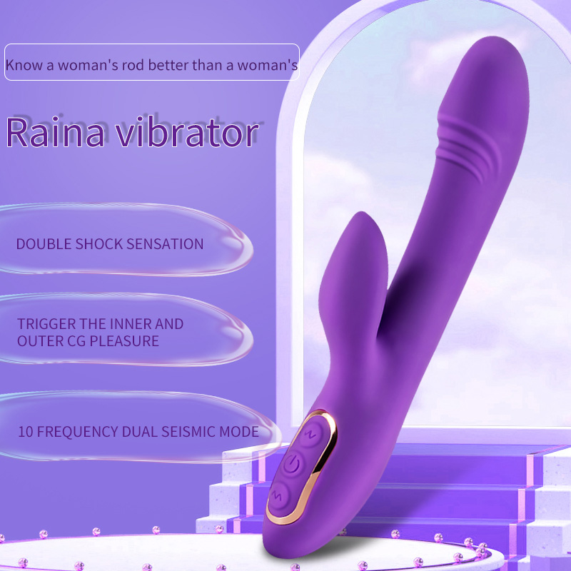 G Spot Rabbit Vibrator Clitoris Massager Naistele Lilla