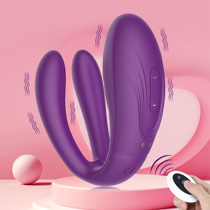 Kaugjuhtimispult Vagina Clitoris Vibrator Lilla